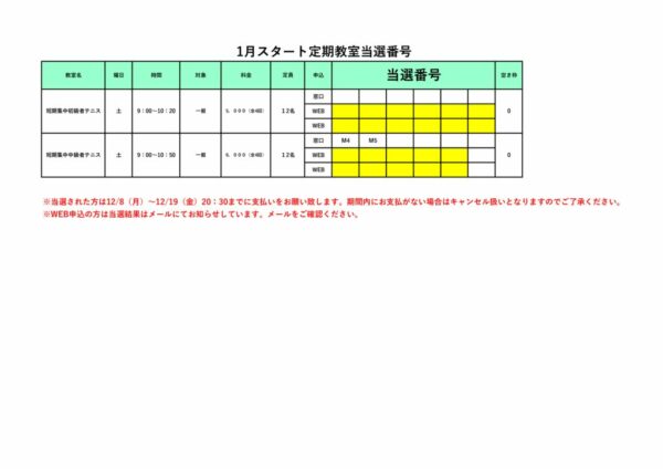 当選発表のサムネイル